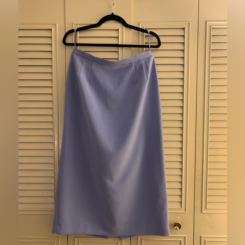 Vintage Le Suit Purple Midi Skirt Work or Casual Wear
